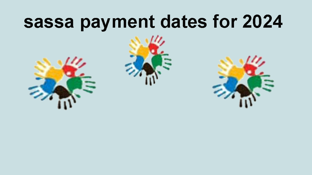 Sassa SRD Payment dates Today 2024